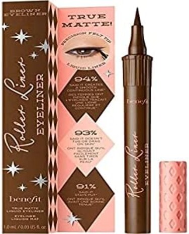 Benefit Cosmetics Roller Liner Waterproof Liquid Eyeliner Brown