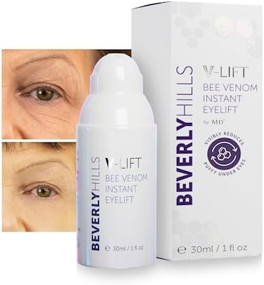 V-Lift Instant Eye Lift And Tuck Bee Venom Serum For Treating Puffy Eyes, Dark Circles, And Wrinkles
