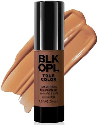 Blk/Opl True Color Pore Perfecting Liquid Foundation, Nutmeg &mdash; Enriched With Vitamins C &amp; E, Paraben-Free, Fragrance-Free, Cruelty-Free