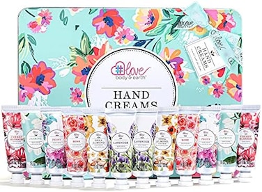 Body &amp; Earth Hand Cream Gift Set Pack Of 12 Enriched With Shea Butter To Nourish Dry Hands, Hand Lotion Gift Packs, Travel Size, Best Gifts For Women Gift Sets For Mother's Day Valentine's Day