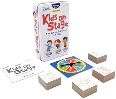 University Games Kid's Charades On Stage Tin