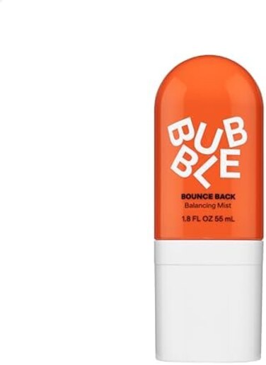 رذاذ تونر الوجه باونس كير المتوازن من بابل سكين كير - رذاذ تونر مرطب + يقلل المسام مصنوع من مياه البحر والنياسيناميد للمساعدة في تحسين الملمس والإشراق (55 مل)