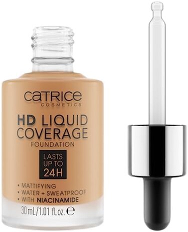 Catrice (048 Desert Beige) - Hd Liquid Coverage Foundation High &amp; Natural Coverage Vegan &amp; Cruelty Free (048 Desert Beige)