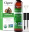 Cliganic Usda Organic Castor Oil, 100% Pure (8Oz With Eyelash Kit) - For Eyelashes, Eyebrows, Hair &amp; Skin, Natural Cold Pressed Unrefined Hexane-Free