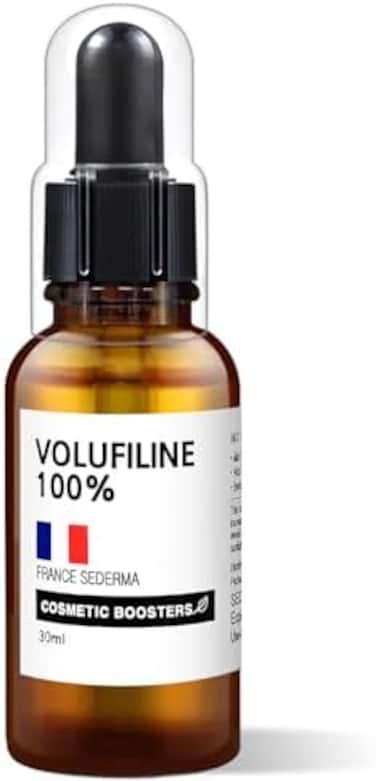 The Cosmetic Company [Volufiline 30ml] المكون -100% Volufiline Ampoule 30ml(1 Fl. Oz) France Sederma، درجة، للوجه والجسم تعمل على تحسين مرونة الجلد وتحسين التجاعيد
