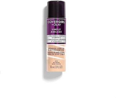 Covergirl+Olay Simply Ageless 3-In-1 Liquid Foundation Buff Beige, 1 Ounce (Packaging May Vary)
