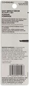 Covergirl Easy Breezy Brow Sculpt + Set Pomade, Rich Brown, 1 Count (Packaging May Vary)