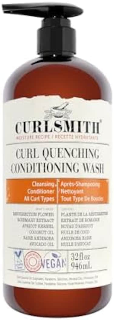 Curlsmith (946ml (Pack Of 1)) - - Curl Quenching Conditioning Wash - Vegan Cowash 2 In 1 Conditioner And Shampoo For Wavy, Curly And Coily Hair (946ml)
