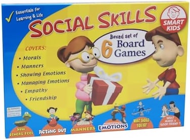 Didax Educational Resources 500063 Social Skills Board Games (6 Pack), Multicolor
