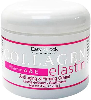 Collagen Elastin Cream Vitamins A &amp; E Anti Aging And Firming Cream 4Oz
