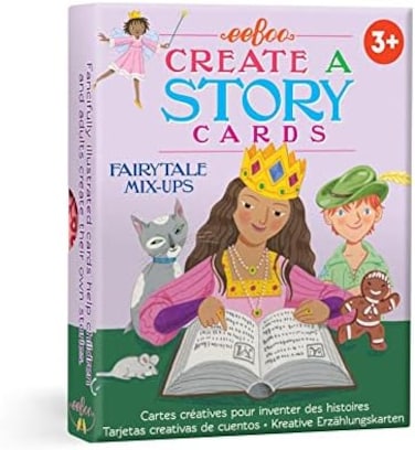 Eeboo: Fairytale Mix Ups, Create A Story Pre-Literacy Cards, 36 Flash Cards, Encourages Interactive And Imaginative Play, For Ages 3 And Up