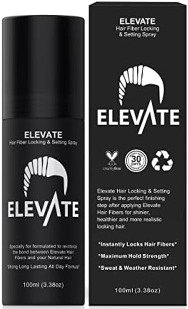 Hair Fiber Locking &amp; Setting Hold Spray, New Advanced Long Lasting Formula, 2-6 Month Supply, Men And Women