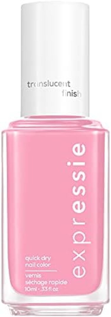 Essie Expressie, طلاء أظافر سريع الجفاف، 8 مكونات نباتية مجانية، وردي شفاف، مول كرولر، 0.33 أونصة سائلة
