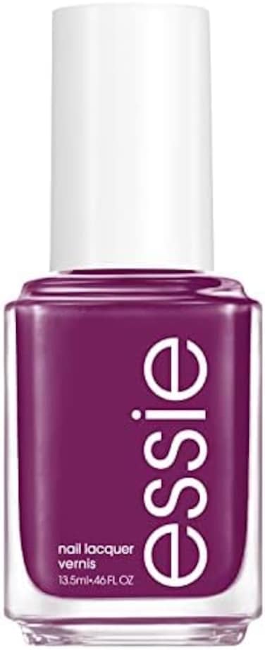 طلاء أظافر Essie، Set The Tiki Bar High، مجموعة صيف 2022، أرجواني غامق، 8 مكونات نباتية مجانية، 0.46 أونصة سائلة