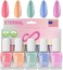 Pastel Nail Polish Sets For Women (Candy Pastels) - Pastel Nail Polish Set For Girls - Long Lasting &amp; Quick Dry Nail Polish Set For Home Diy Manicure Pedicure - Made In Usa, 13.5ml (Set Of 5)