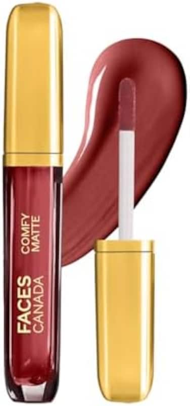 Facescanada Comfy Matte Liquid Lipstick - Note To Self 07, 3ml, Comfortable 10Hr Longstay, Intense Matte Color, Almond Oil &amp; Vitamin E Infused, Super Smooth, No Dryness, No Alcohol