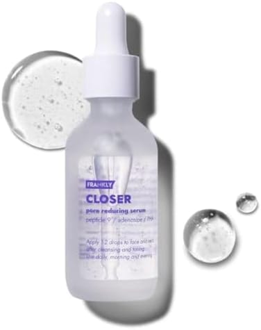 Closer Serum - 9 Peptides &amp; Vegan Collagen, Pore Minimizer &amp; Anti-Aging, Dewy Skin Hydrator, Ewg Green, Non-Sticky, Derm-Tested, 2.03 Fl. Oz.