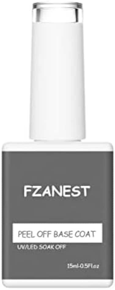 Peel Off Base Coat Gel Polish 15ml UV LED Light Non Toxic Vegan Cruelty Free