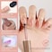 Gaoy Sheer Nude Gel Nail Polish, 16ml Jelly Natural Pink Translucent Color 1301 UV Light Cure Gel Polish For Nail Art Diy Manicure And Pedicure At Home