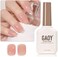 Gaoy Sheer Nude Gel Nail Polish, 16ml Jelly Natural Pink Translucent Color 1301 UV Light Cure Gel Polish For Nail Art Diy Manicure And Pedicure At Home