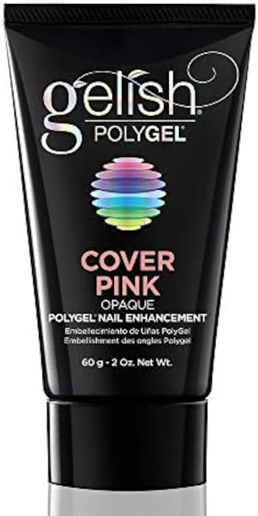 Gelish Polygel Professional Nail Enhancement Cover - Pink Opaque Shade, 2Oz