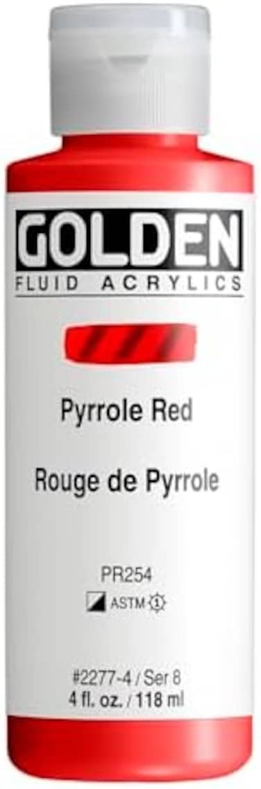 Fluid Acr Pyrrole Red 4Oz