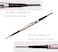 2 Pack Of Eyebrow Pencil, Waterproof Eyebrow Makeup With Dual Ends, Professional Brow Kit With Eyebrow Brush, Black