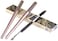 2 Pack Of Eyebrow Pencil, Waterproof Eyebrow Makeup With Dual Ends, Professional Brow Kit With Eyebrow Brush, Black