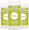 Humble Simple And True. Br S All Natural Aluminum Free Deodorant Stick For Women Men, Lasts All Day, Safe, Certified Cruelty Free, Bergamot Ginger, Pack Of 3