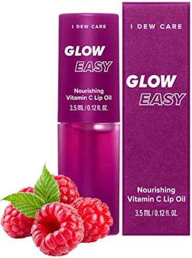 I Dew Care Glow Easy, Vitamin C Lip Oil, Korean Skincare, Vegan, Cruelty-Free, Gluten-Free, Paraben-Free
