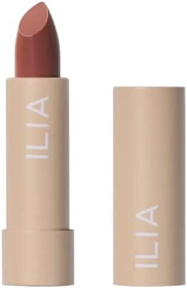 Ilia - Natural Color Block High Impact Lipstick, Non-Toxic, Vegan, Cruelty-Free, Clean Makeup (Marsala (Brown Nude))