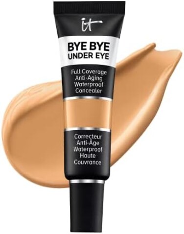 خافي عيوب مضاد للماء بتغطية كاملة لمنطقة تحت العين 0.4 أونصة (23.5 عنبر متوسط)