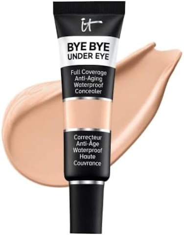 It Cosmetics 10ml, 24.0 Medium Beige Bye Bye Under Eye Full Coverage Anti-Ageing Waterproof Concealer (24.0 Medium Beige)