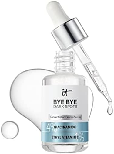 It Cosmetics Bye Bye Dark Spots 4% Niacinamide Serum &ndash; Visibly Reduces Dark Spots And Improves Skin Brightness In 8 Weeks &ndash; With 1% Ethyl Vitamin C &ndash; For All Skin Types &ndash; 30ml