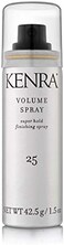 Kenra Volume Spray 25 80%, Super Hold Finishing &amp; Styling Hairspray, Flake-Free &amp; Fast-Drying, Wind &amp; Humidity Resistance, All Hair Types, Travel 1.5 Oz