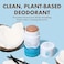 Kopari Aluminum Free Coconut Deodorant, Non Toxic &amp; Clean Plant-Based, No Aluminum, Parabens Or Baking Soda, Long Lasting Protection, Original 2 Pack