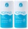 Kopari Aluminum Free Coconut Deodorant, Non Toxic &amp; Clean Plant-Based, No Aluminum, Parabens Or Baking Soda, Long Lasting Protection, Original 2 Pack