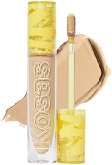 Revealer Concealer - Medium Coverage Makeup With Hyaluronic Acid, Conceals Dark Circles Under Eyes, Dark Spots And Blemishes + Brightens, Hydrates, Long-Lasting &amp; Vegan, (Tone 5.5 O)