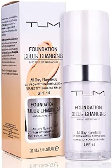 30 مل كريم أساس سائل من تي إل إم يتغير لونه إلى لون بشرتك عن طريق المزج فقط