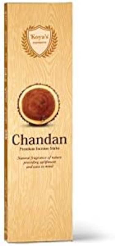 Koya's Hand Crafted Chandan Premium Incense Sticks- 23Cm Long, Pack Of 20