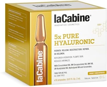 La Cabine 5X Pure Hyaluronic 10 Ampoules Of 2ml