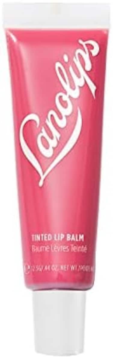 Lanolips Tinted Balm, Rhubarb - Moisturizing Lip Tint With Lanolin And Gloss For Shiny, Hydrated Lips - Hydrating Lip Balm For Dry Lips (12.5G / 0.44Oz)