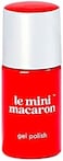 طلاء أظافر لو ميني ماكرون وان ستيب جل 3 في 1، طبقة أساسية ولون وطبقة علوية. جودة صالونات التجميل، خالي من التلطخ، خالي من الرقائق، يدوم طويلاً، سريع الجفاف، لامع (أحمر كرزي)