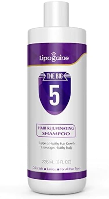 Hair Stimulating Shampoo For Hair Thinning &amp; Breakage, For All Hair Types, Men And Women, Infused With Biotin, Caffeine, Argan Oil, Castor Oil And Saw Palmetto (Purple)
