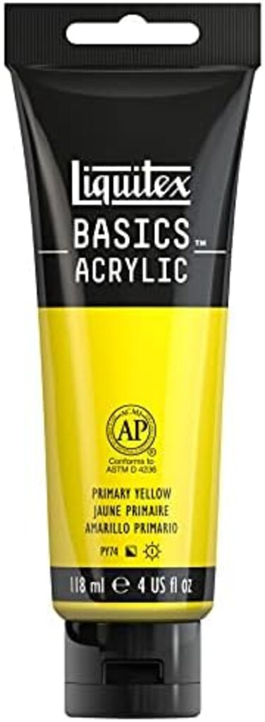 Liquitex Basics 4Oz Primary Yellow