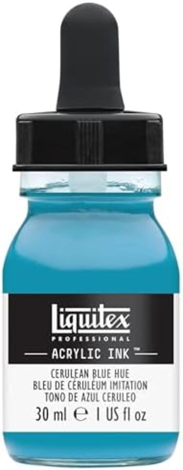 Liquitex Liq Ink 30ml Jar Cerul Blue Hu