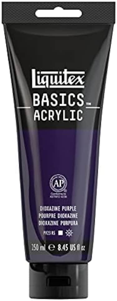 Liquitex Basics Acrylic Paint, 8.45-Oz Tube, Dioxazine Purple