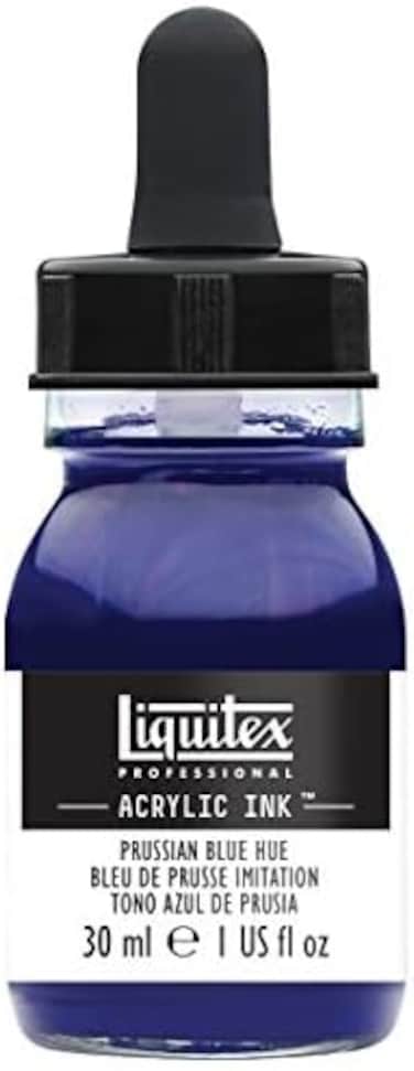 Liquitex Professional Acrylic Ink, 1-Oz (30ml) Jar, Prussian Blue Hue