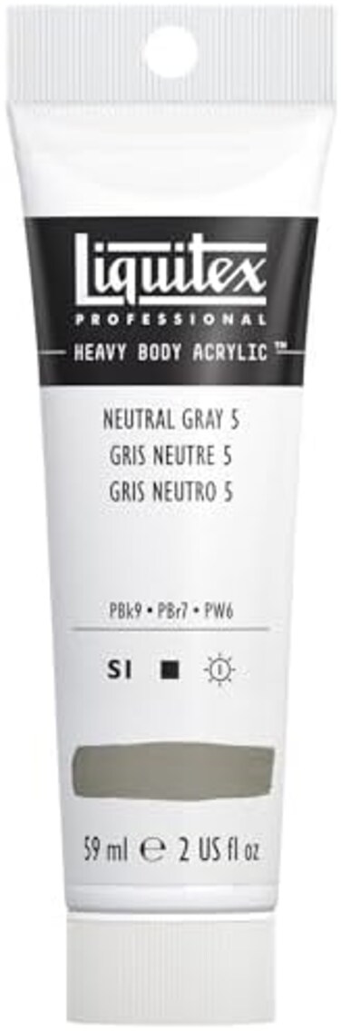 Liquitex Hb Acry 2Oz Neut Gray V5