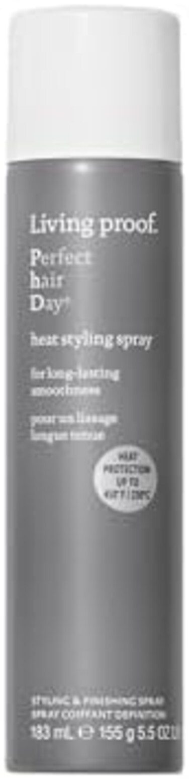 بخاخ تصفيف الشعر بالحرارة من ليفينج بروف بيرفيكت هير داي 183 مل - بخاخ نهائي للتصفيف - لنعومة تدوم طويلاً